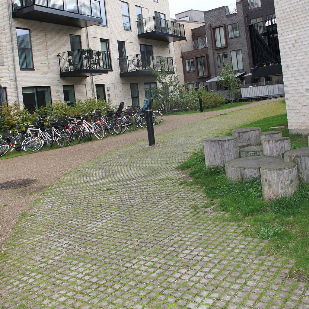 IBF Rustik 15x30x8 cm Grå Græsarmering GA-II 50