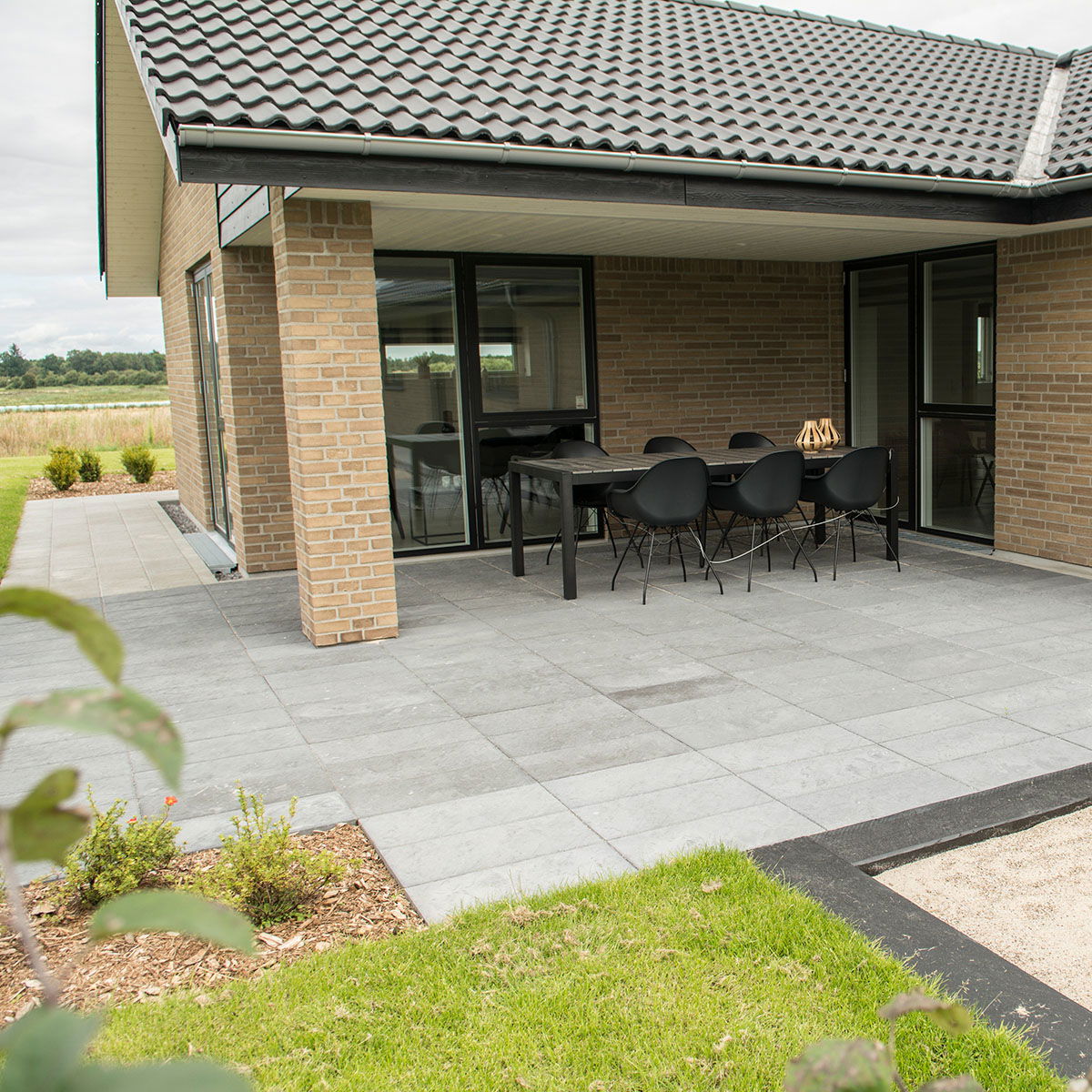 IBF Skiferpræg fliser 30x60x6 cm