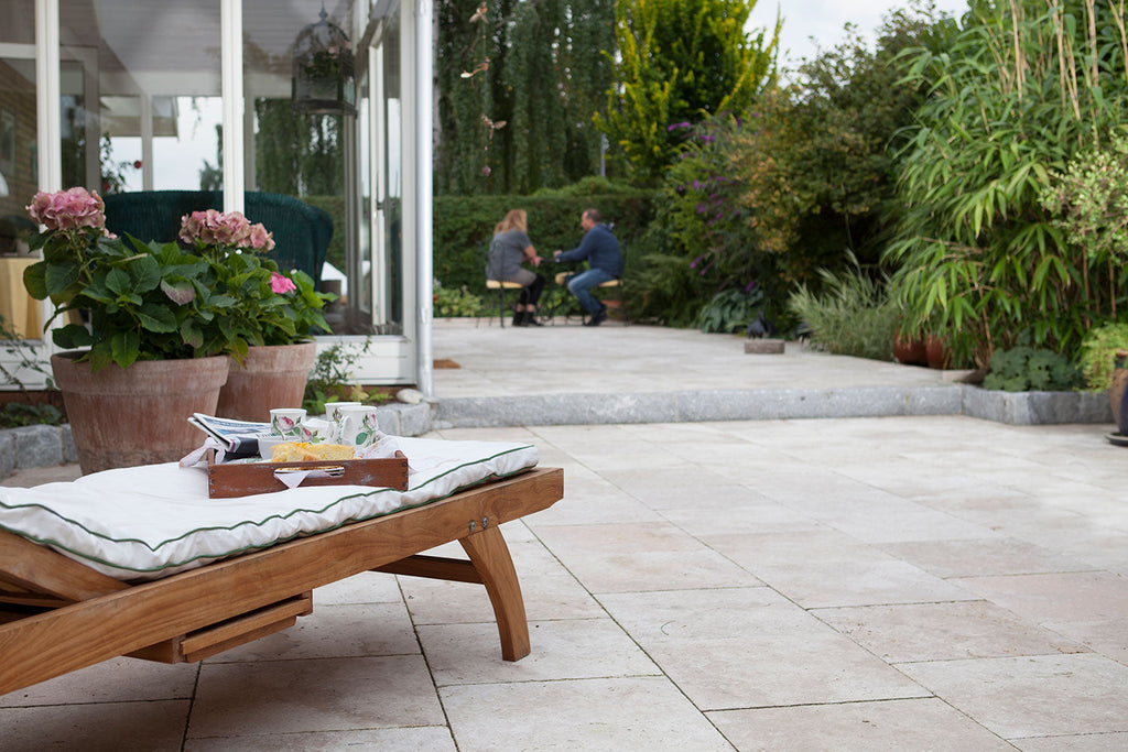 Travertin Antik flise 45,7x45,7x3 cm