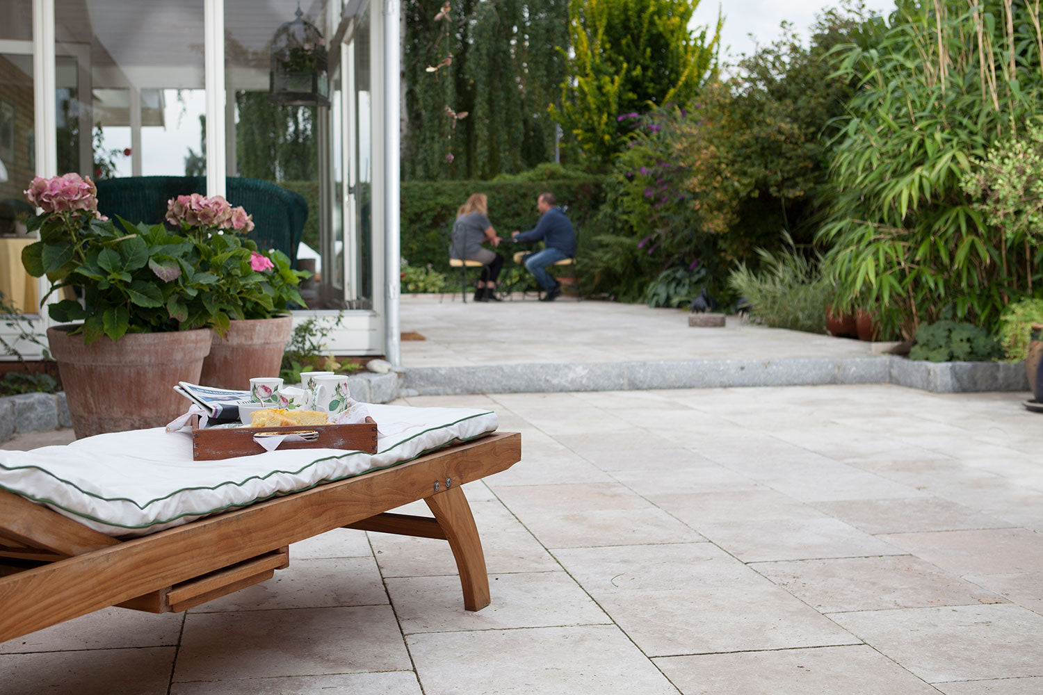 Travertin Antik flise 45,7x45,7x3 cm