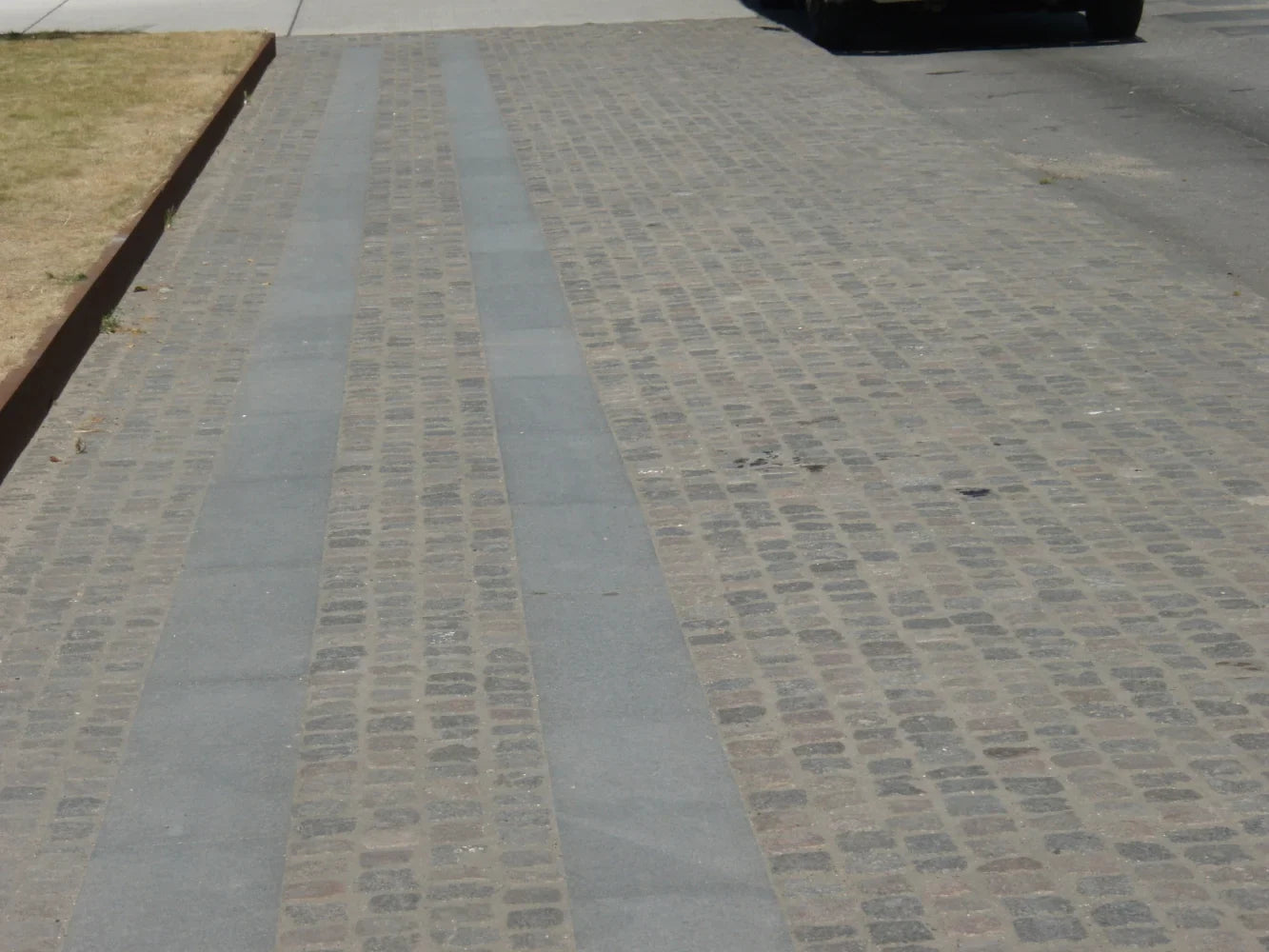 Bordursten Mørk grå