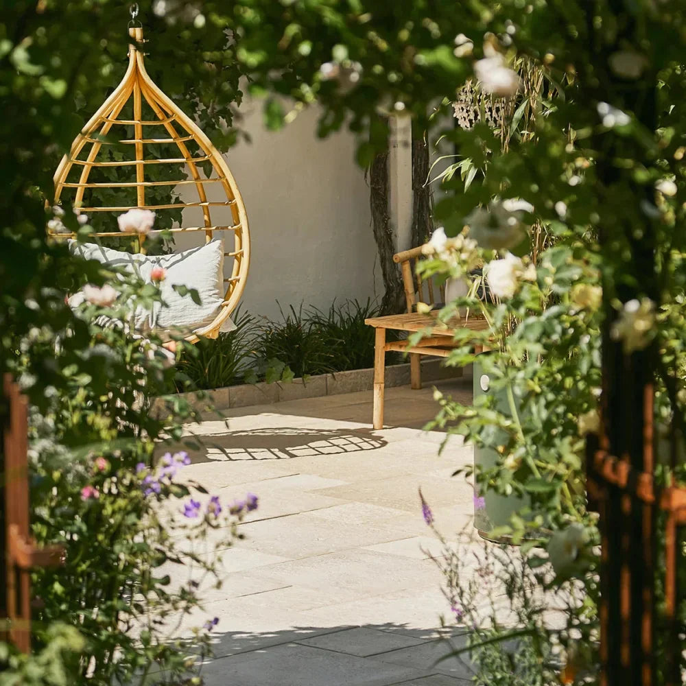 IBF Struktur flise Lys sand (30x30x4 cm)