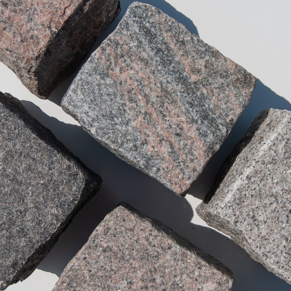 Chaussesten, Nordisk mix m. savet/jetbrændt top