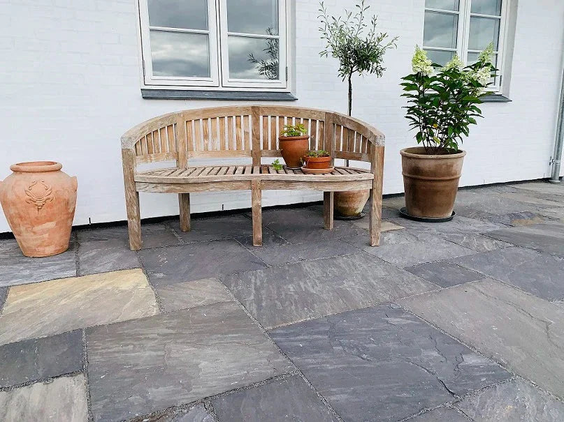 Sandsten i romersk mønster Dark