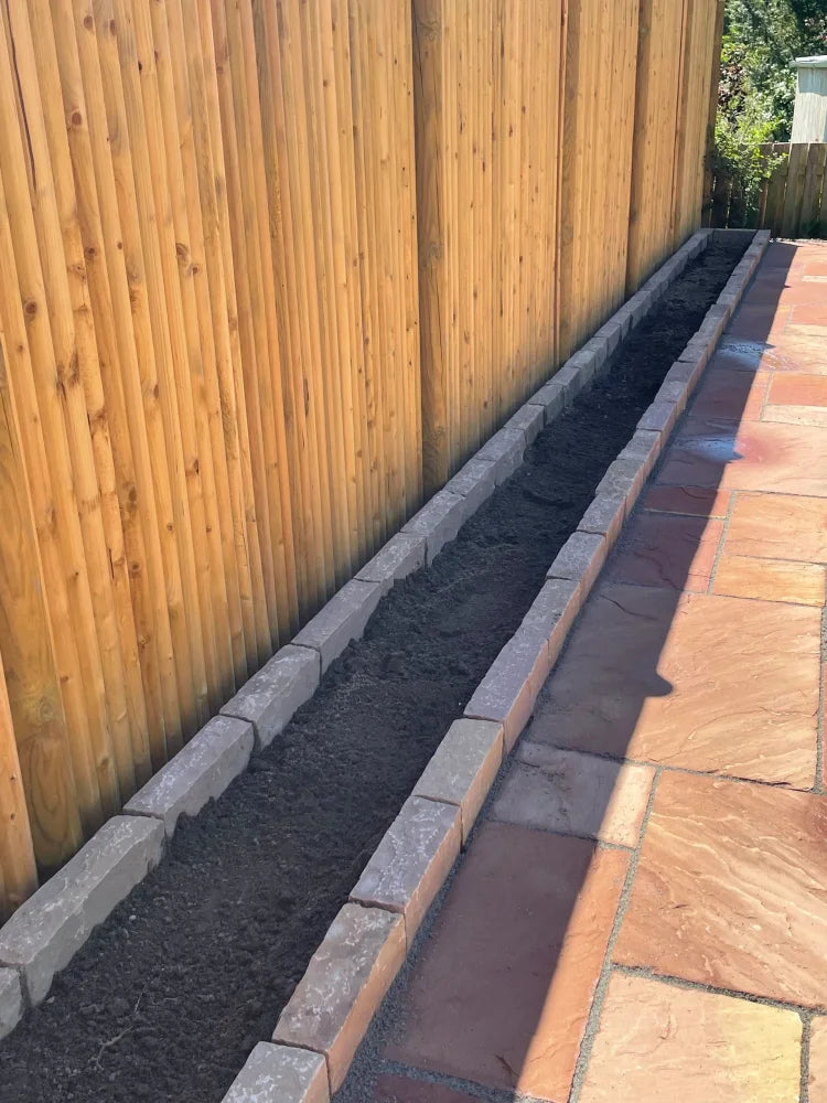 Sandsten i romersk mønster Red