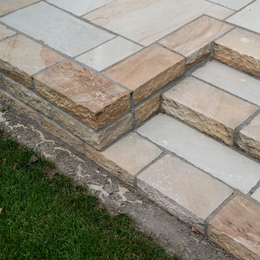 Støttemur i sandsten Sahara